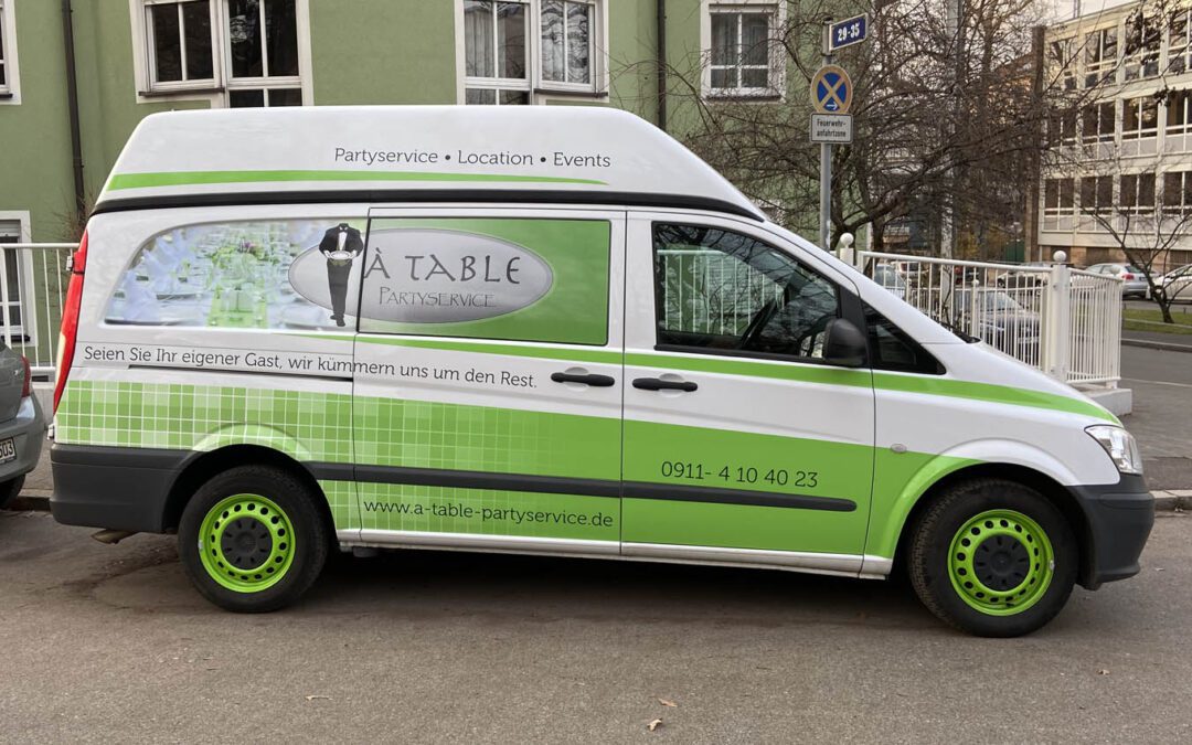 Fahrzeugbeschriftung A Table Nürnberg Fahrzeugbeschriftung