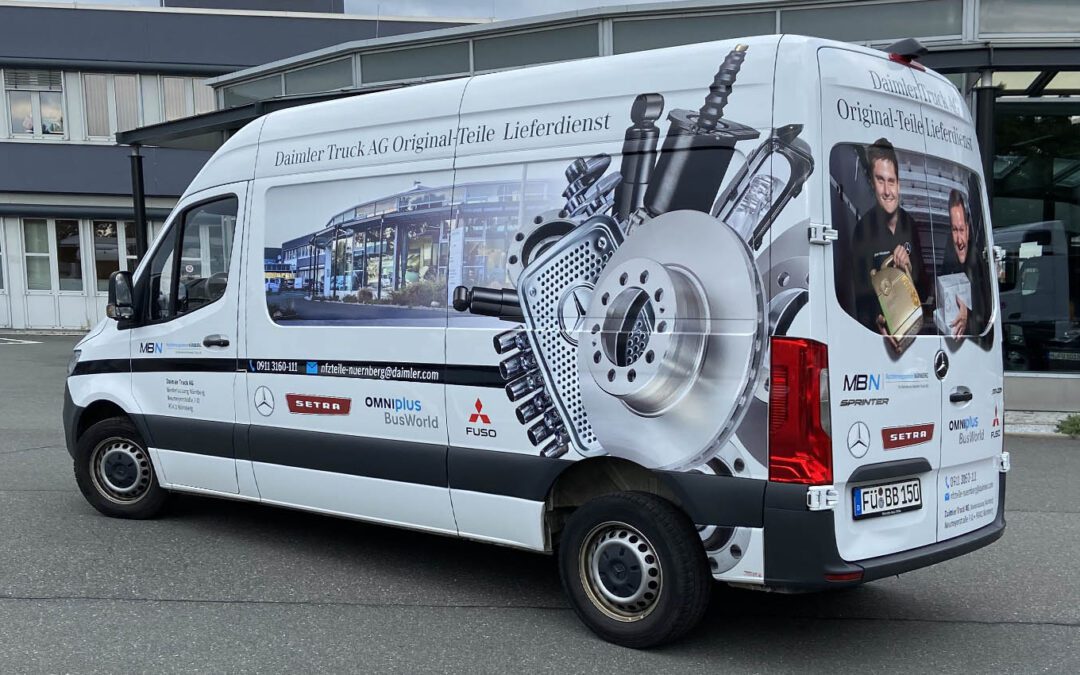 Fahrzeugbeschriftung Mercedes Benz Nürnberg